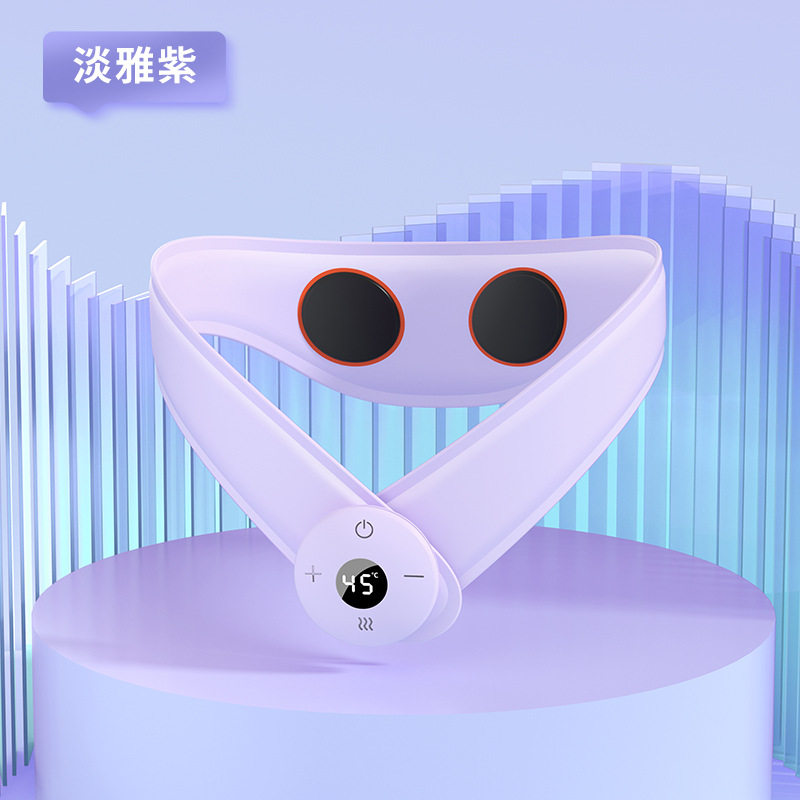 智能ems电疗脉冲按摩仪 迷你颈椎按摩贴家用理疗仪颈部按摩仪器