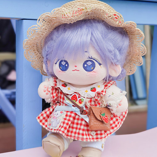 新品上市桃七七20cm棉花娃娃