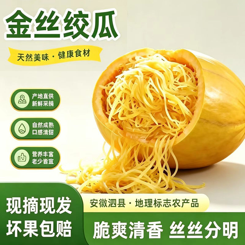 产地直发搅瓜正宗新鲜安徽泗县金丝绞瓜黄金瓜角瓜鱼翅瓜凉拌蔬菜