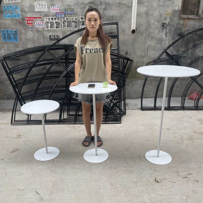 婚庆道具新款摆件铁艺圆台桌甜品台展示架订婚宴圆筒立柱装饰摆件
