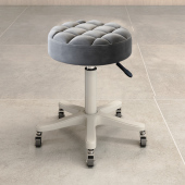 美容院专用凳子理发店美甲椅子旋转升降靠背大工椅滑轮家用圆椅子