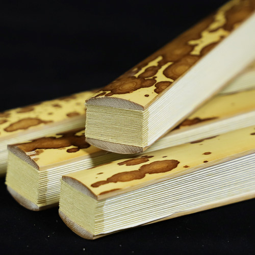 施贵妃95寸梅妃湘妃竹扇子手工斑竹梅鹿扇骨宣纸苏工扇面文玩折扇