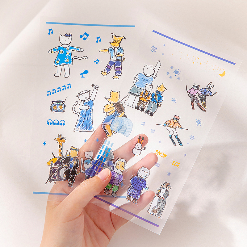 贴纸卡通创意手帐素材包