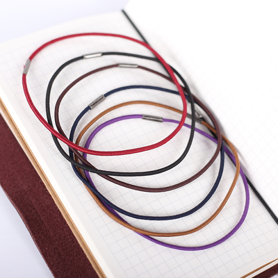 【多加内页绑圈】tn旅行笔记本绑本芯用手工DIY弹力绑绳弹力线圈