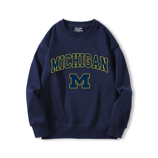 UMich美国密歇根大学留学生校服密大Michigan安娜堡百搭衣服