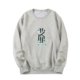 2022新款德鲁大叔欧文同款圆领卫衣男篮网队周边百搭运动百搭上衣