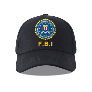 FBI美国联邦调查局特工电影周边帽子遮阳帽休闲男女鸭舌帽棒球帽