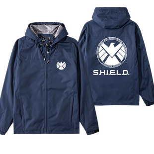 神盾局漫威动漫电影特工周边外套男女连帽夹克连帽开衫休闲上衣服