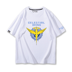 天人组织吉恩公国地球联邦图标短袖T恤男机动战士高达二次元衣服