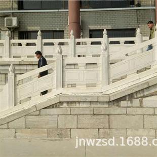 汉白玉宝瓶柱石栏杆厂阳台花瓶柱石雕栏杆造价美观耐用恒旺