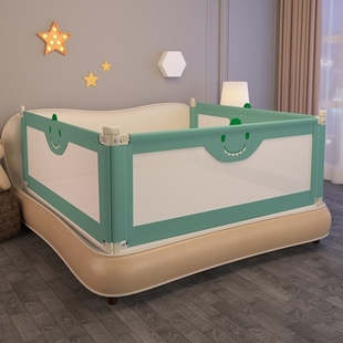 家用床围栏单面实用幼儿护栏床边防护栏婴儿可高防打孔宝宝免神器