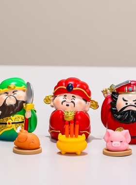 装风格北欧饰品办公室家居全套桌面摆件桌面装神仙各路小神仙摆件