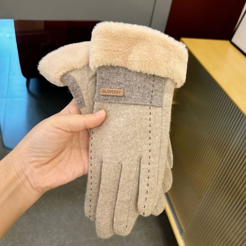 秋冬自行车情侣男女摩托车透气学生触屏运动骑行男专用橡胶手套冬