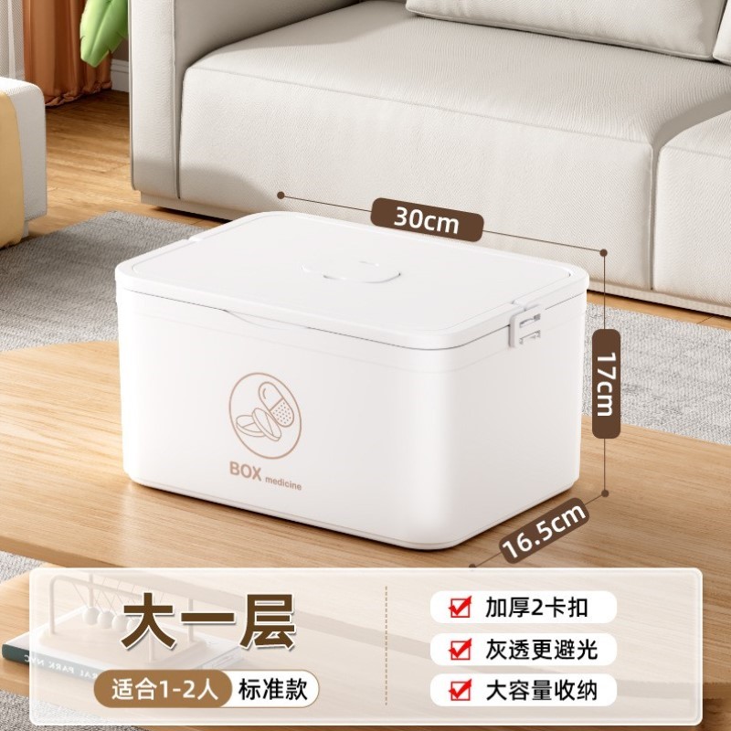 药箱标准家用宿舍药箱药包药箱医疗箱药箱儿童小家庭装分类防收纳