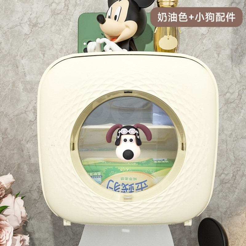 专用湿巾纸巾盒厕所纸盒老式奶油色厕收纳卫生间架学生家用姨妈