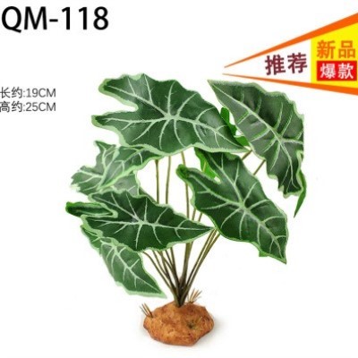 款造景宠箱植树生态绿栖经典雨林造景雨林全套爬植物守宫仿真缸蛙