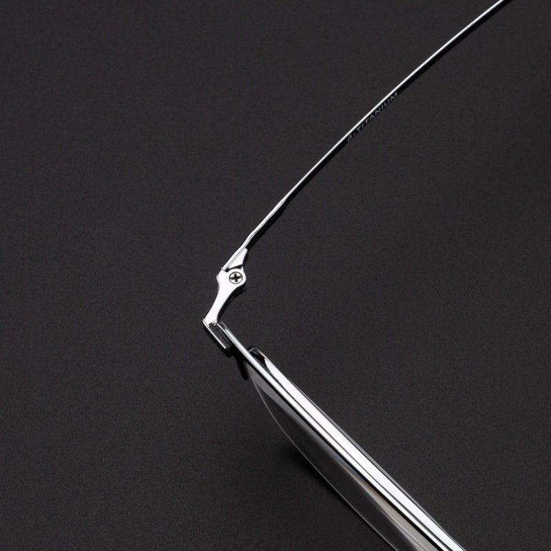 老人高清老花镜钛超轻天然女士眼镜架光简约水晶高档老玻璃男款