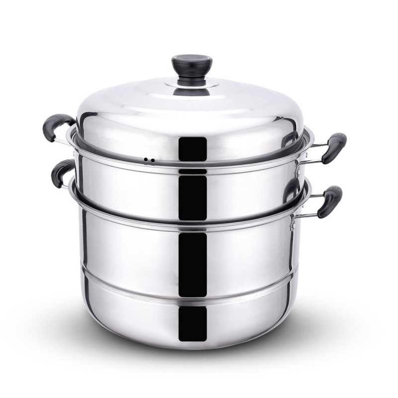 小号加厚蒸笼锅大容量专用钢筋电磁炉蒸锅炖鸡汤不锈钢通用汤锅家