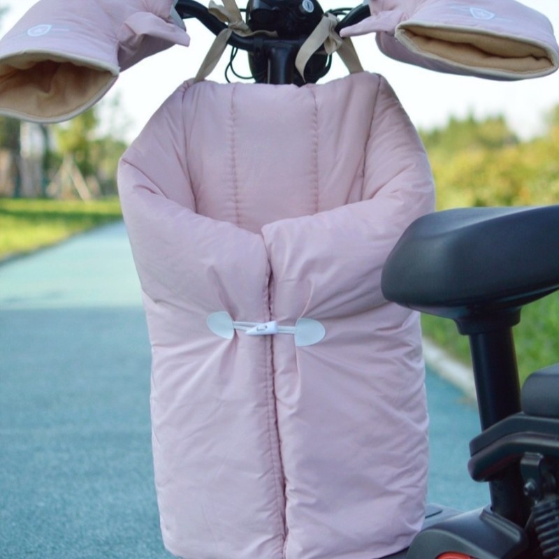 摩托秋款冬季挡风防雨小型电动车四季风挡加绒被新款加大电动通用