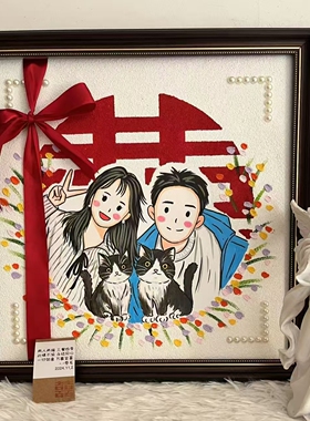 动漫卡通亲子手绘画定制