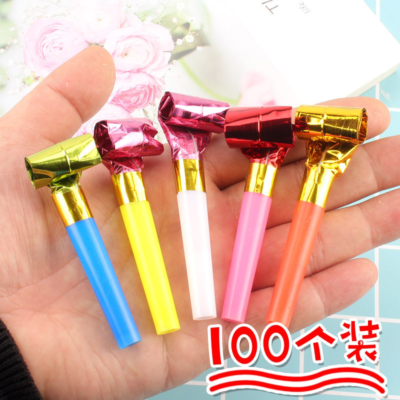儿童玩具吹卷口哨子派对助兴礼品彩带创意礼物吹龙卷长鼻搞怪玩具