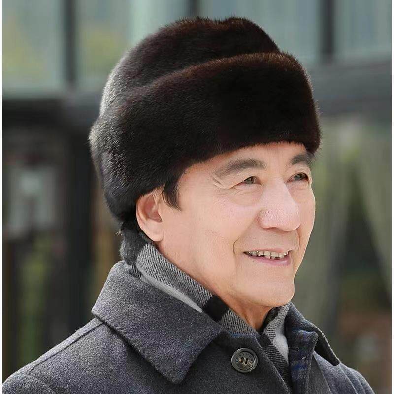 王爷冬帽男冬季中老年棉帽御寒保帽子