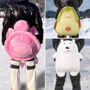 小乌龟滑雪护具溜冰专用护膝屁股护垫用品保护装备护臀防摔屁垫女