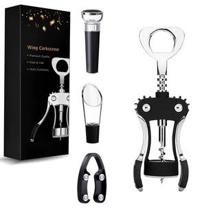 源头锌合金亮光翼型开瓶器啤酒红酒开瓶器开酒器厨房工具