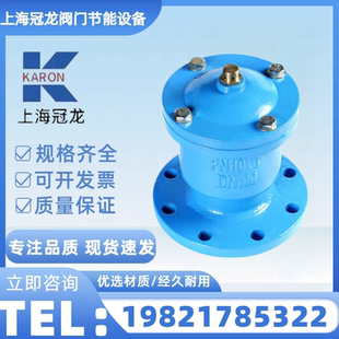 16Q法兰单口快速排气阀 上海冠龙P41X