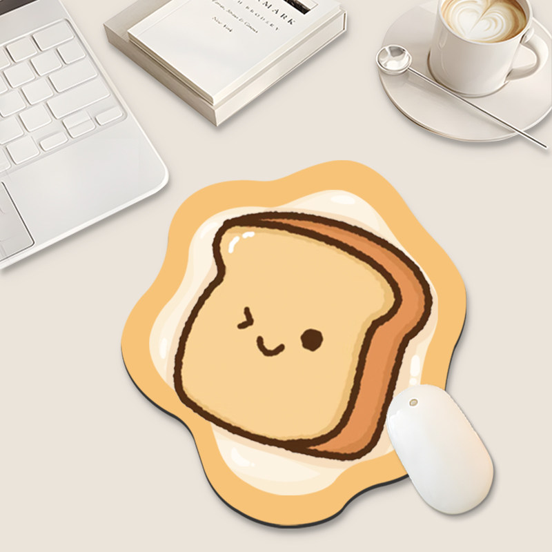 可爱卡通异形鼠标垫ins风女生护腕小号便携电脑办公室桌面防滑垫