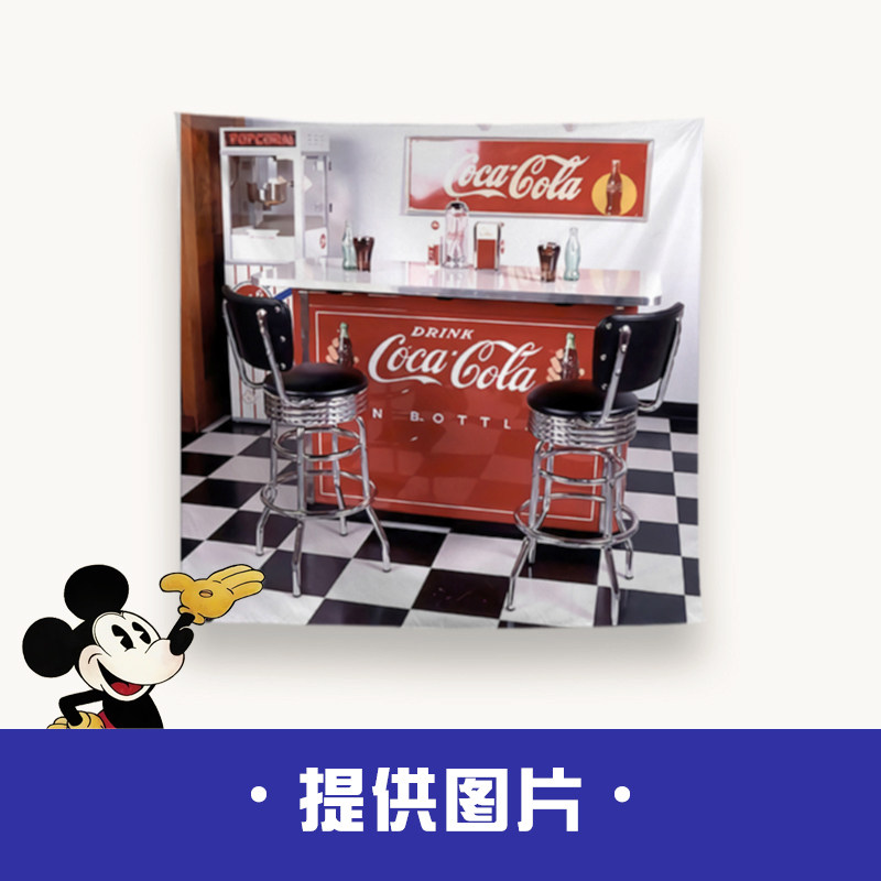 LOGO图片照片来图定制挂布装饰画背景布网红DIY宿舍墙布大尺寸