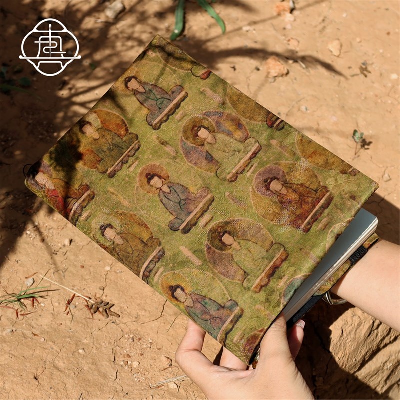 真我 无相佛香云纱 非遗桑蚕丝手账帐本手工布书衣日记笔记本a5a6