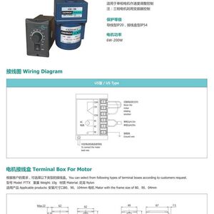 西马格变频器单相220V小型简易调速15W到750W马达控制器电动机