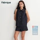 套装 Fabrique丘比特花园 上衣短裤 原色牛仔刺绣无袖 女 薄款