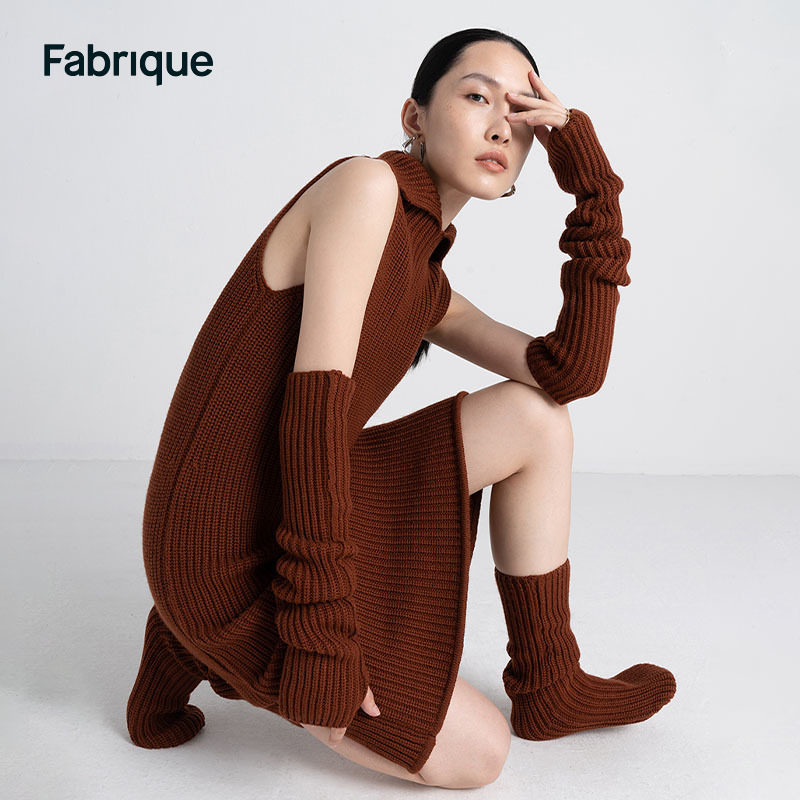 Fabrique 翻领无袖连衣裙套装 Jessie 设计师Daniele Calcaterra