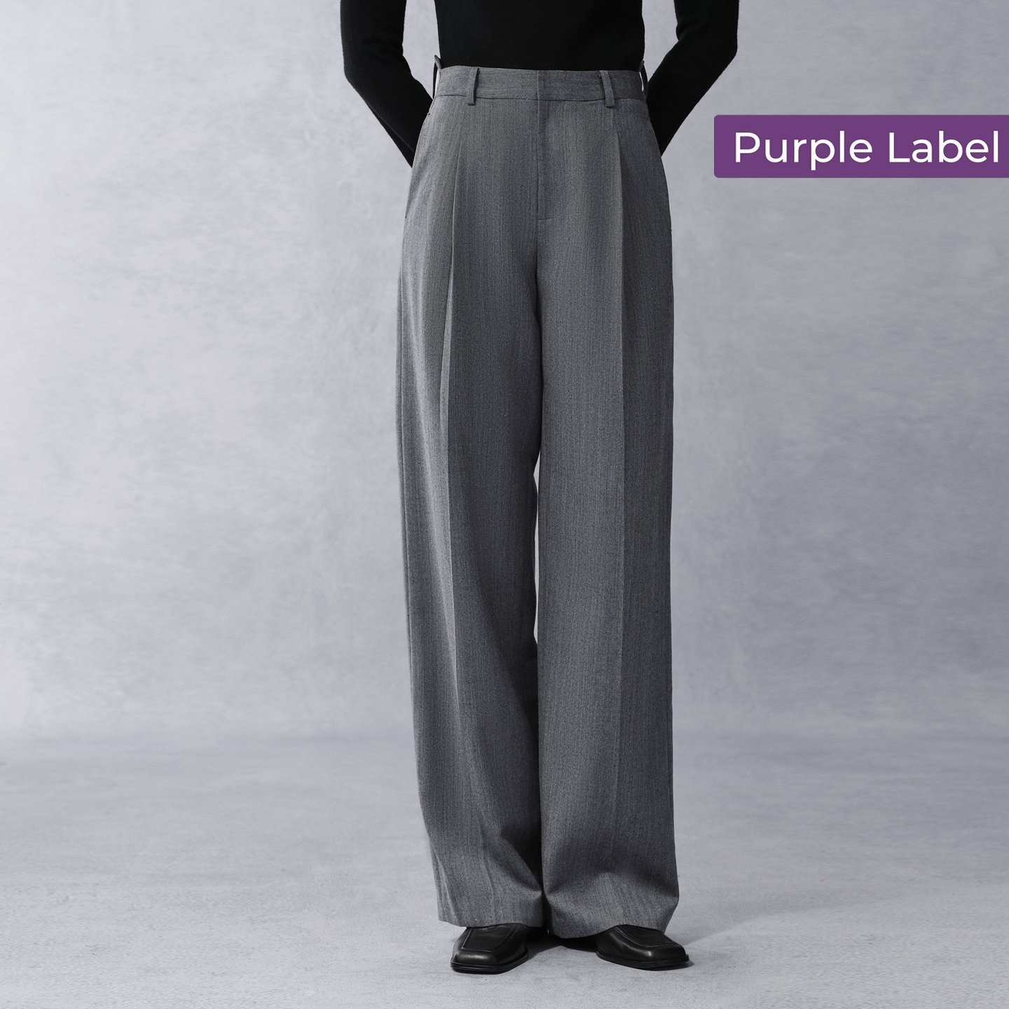 【商场同款】Fabrique紫标 精纺羊毛意式休闲西裤2025年冬季新品,女装/女士精品,西装裤/正装裤,淘宝优惠券,粉丝福利购,淘宝优惠卷