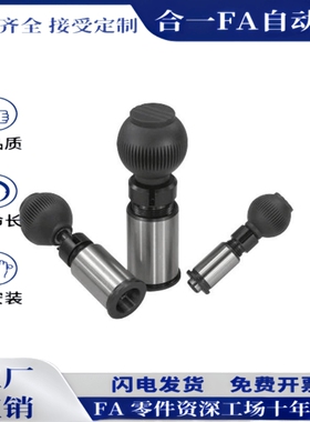 精密型分度销 ZAC66-d10/12/16/20/25 自锁型旋转柱塞带手柄拉销