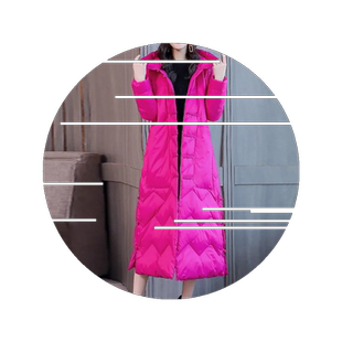 加长款复古女过膝盘扣国风白鸭绒冬季中国风羽绒服新款民族风外套