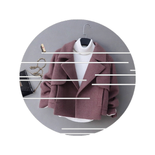 小矮个子秋冬显瘦外套毛呢大衣娇修身妮子新款女韩版百搭2025短款