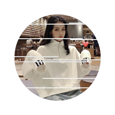 polo衫短款卫衣女2025春秋薄款宽松韩版高腰上衣潮超火cec外套