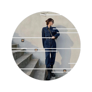 复古港味牛仔裤套装连衣裤女秋装2026新款高腰裤子直筒工装连体裤