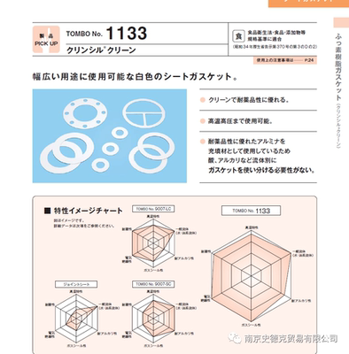 Tombo 1133 NICHIAS霓佳斯 改性四氟板/垫片