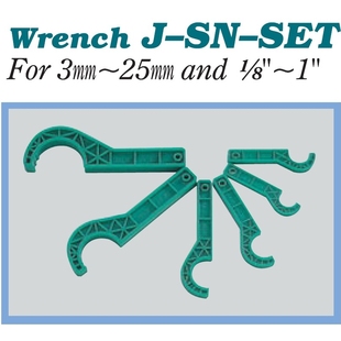 Pillar皮拉PFA扳手入珠接头螺母扳手日本Wrench PILLAR塑料J-SN-