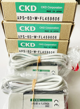 CKD 喜开理全新压力开关 APS-6D-W-FL459606 电阻器现货