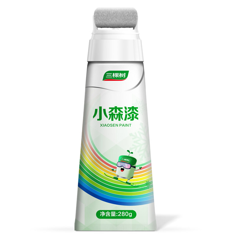 三棵树补墙漆内墙白色喷漆罐乳胶漆墙壁修复翻新漆修补膏批土