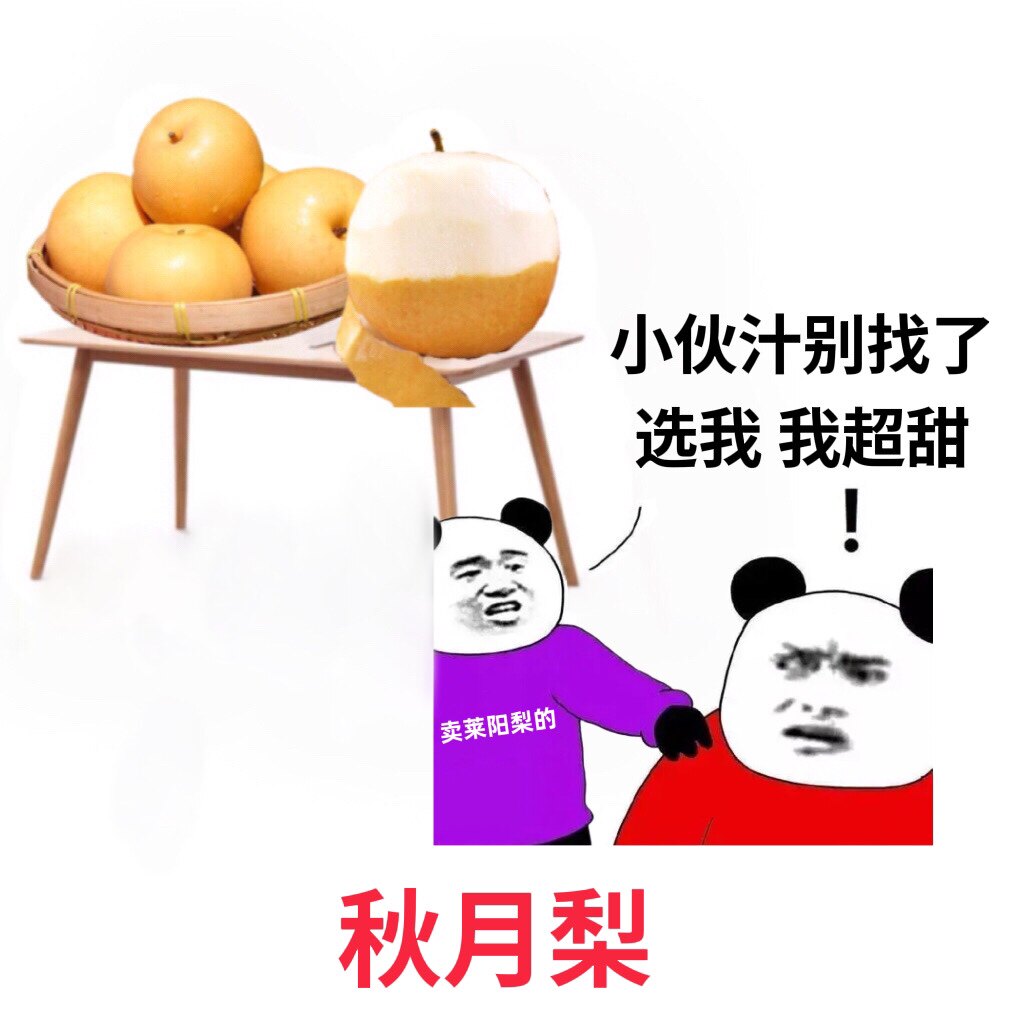 【秋月梨】现摘正宗莱阳秋月梨不打药冰糖羊脂爆甜无渣大果包邮