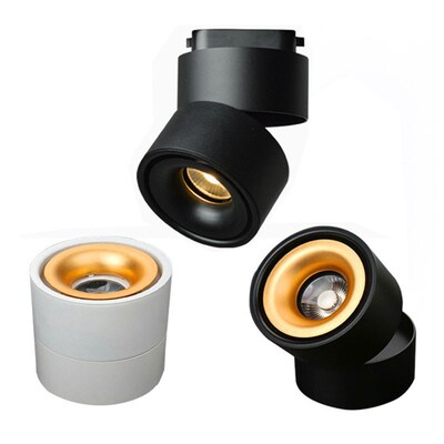 LED rack Light Spotlights Adjustable Foldable Ceiling Rail L