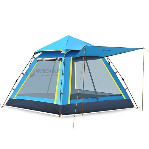 Outdoor Tent 3-4 People Fully Automatic Tent Rainproof Squar