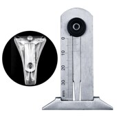 Ruler Tyre Steel Stainless Depth Car Tread Meter Tire Gauge