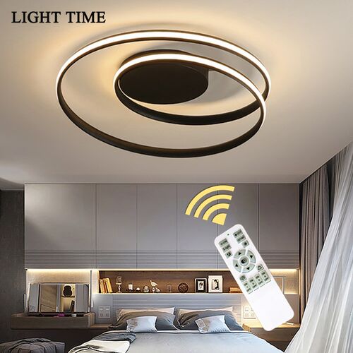 Remote Control Simple Modern Led Ceiling Lights  Bedroom Liv